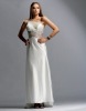 AYP402 New models one shoulder satin beaded charming prom dresses