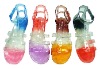 PI801-4/pvc flip flop/lady slippers/crystal slippers