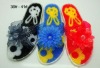 PI8133-1/pvc flip flop/lady slippers/crystal slippers