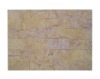 golden marble tile