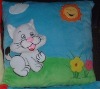 embroidered cushion