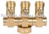 Brass 4-way hose connector