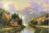 oil painting/pure hand made oil painting/canvas oil painting/Thomas Kinkade oil painting