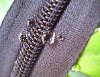 5# Waterproof Nylon Zipper W/ Cord,4 Stitch