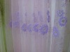 organza embroidered curtain/embroidered curtain/flat embroidered curtain