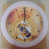 Football fans round clock