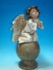 Polyresin garden angel