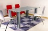 metal glass dining tablemodern dining set