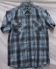 Men's Fashion Print Check Shirt