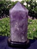 Natural crystal pillar&amethyst quartz crystal pillar&amethyst natural crystal with six pillar