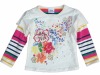 girl's double sleeved spring /autumn t-shirt    F228#