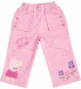 girl's pants    G038#pink