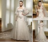 Designer beaded bridal wedding dress HS0995