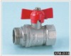 brass butterfly ball valve