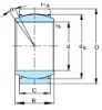 radial spherical plain bearing GE..FW 2RS