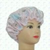 towel double side shower cap with printing