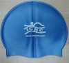 Silicone swimming cap