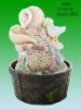 polyresin water fountain home decoration