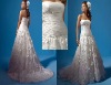 Appliqued bridal dress sl-1733