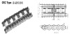 Center Roller Chain with Cover