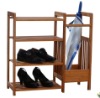 Bamboo Shoes Rack,Bamboo Shoes Cabinet With Umbrella Holder,Bamboo Furniture