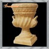 yellow marble flower pot (YL-H174)