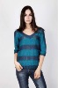 stylish lady mohair sweater in newest winter collection