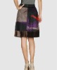 latest fashion lady color skirt