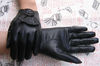 Fashion leather gloves with bowknot