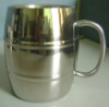 Stainless steel tankard