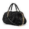 PU material famous bags handbags cheap with sequins