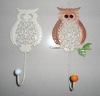 Metal owl hook