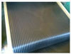 Antislip fine ribbed surface rubber floor mat