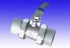 Threaded union ball valve