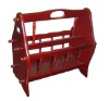 Wooden Magazine Rack: C130 Wooden Magazine Rack