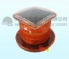 solar warning light, solar traffic light