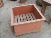 plastic wood composite garden flower box