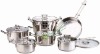 12pcs stainless steel cookware set  (CW1228)