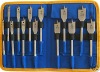 16pc flat wood working drill bit