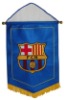 Football club embroidered hanging flag/world cup embroidered banner/football souvenirs/