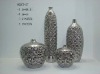 electroplated ceremic vase