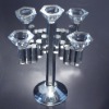 crystal candle stick holder