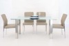 metal glass dining tablemodern dining set