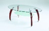 modern glass coffee table