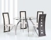 metal glass dining tablemodern dining set