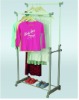 Double-pole extensible cloth hanger-garment hanger