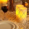 LED wax flameless candle