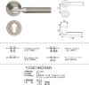 Zinc alloy Door Handle YZ901862 ASN