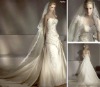 Designer beaded bridal wedding dress HS0994