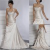 Hot Selling Embroidered bridal wedding gown HS0271